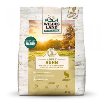 Trockenfutter Wildes Land Huhn 1,2kg