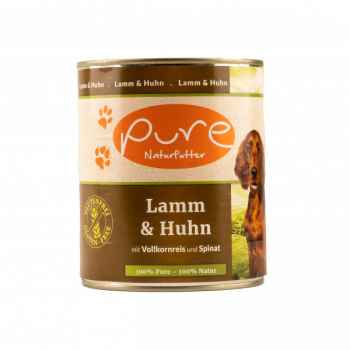 PURE DOG Lamm und Huhn 800g