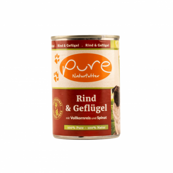 PURE Dog Rind und Geflügel 800g