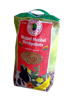Rosenlöcher Strohpellets Hoppel Moppel 20 Liter