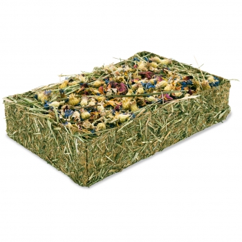 JR FARM Heu-Schale mit Blüten 100g