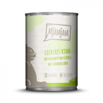 MjAM - leckeres Rind an gedämpftem Kürbis 400g