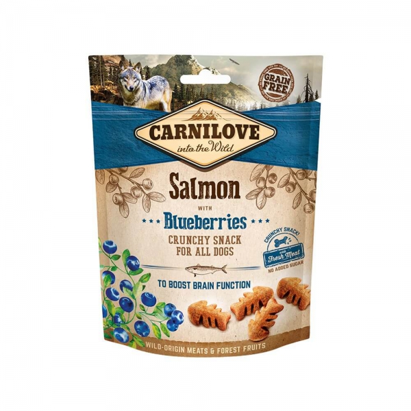 Carnilove Crunchy Snack Salmon und Blueberries 200g