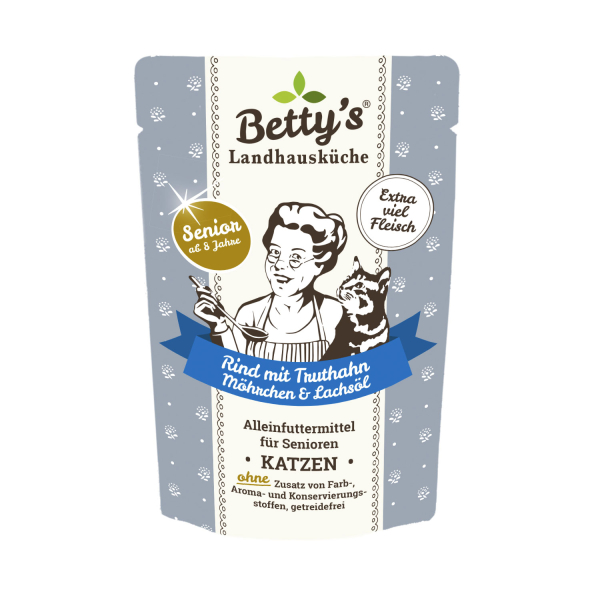 Betty`s Landhausküche Senior Rind mit Truthahn 100g