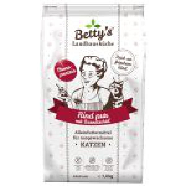 Bettys Landhausküche Katze Adult Rind PUR 1,4kg
