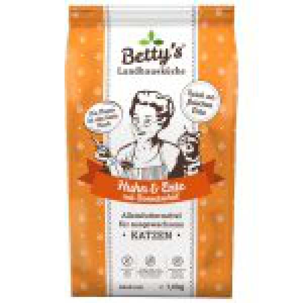 Bettys Landhausküche Katze Adult Huhn und Ente 1,4kg