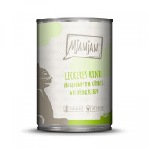 MjAM - leckeres Rind an gedämpftem Kürbis 400g