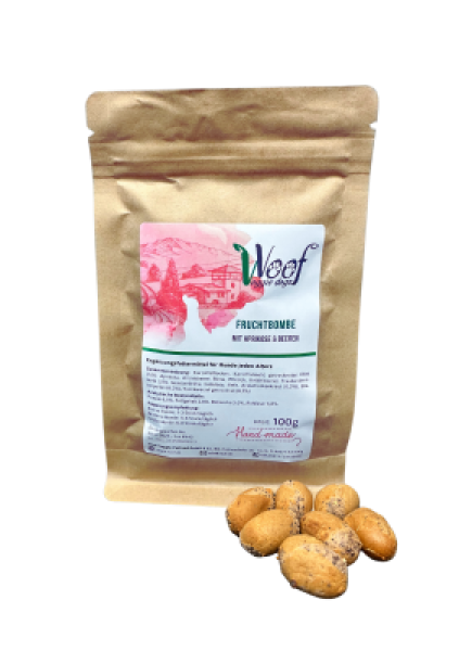 Fruchtbombe mit Aprikose und Beeren 100g