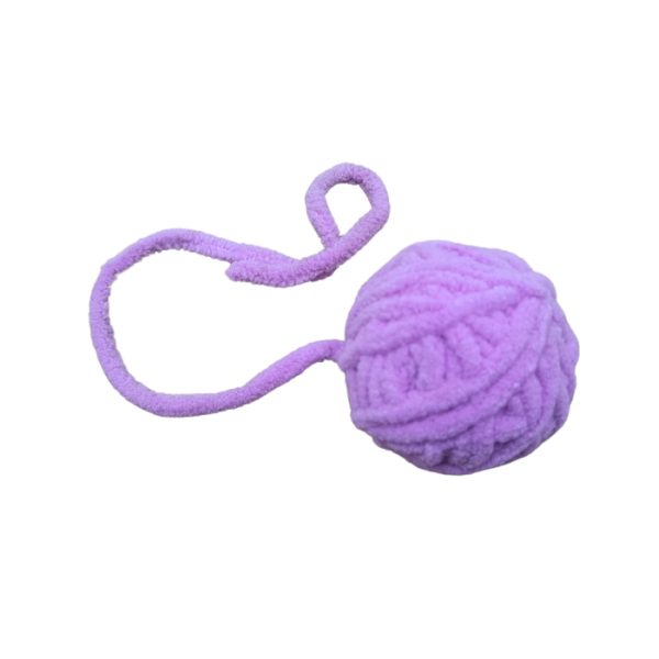 Schnürlwollball LILA 1 Stück